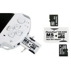 Переходник с 2 карт MicroSD на MS Pro Duo