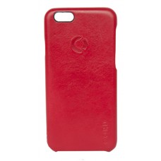 Накладка кожаная Cord Apple iPhone 6 красная тех. пак.