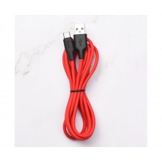 Дата кабель Hoco x21 plus Usb Type-C 2A 2 метра недорогой вариант красный
