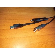 Lightning microUSB кабель 2 в 1 комбо трансформер Remax Transfomer Data Line