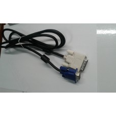 Кабель VGA-DVI-I 24+5 пин 1.5 метра черный