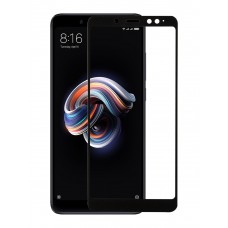 Стекло с полным клеевым покрытием Florence (full glue) Xiaomi Redmi Note 5/5 Pro Full Cover Black (тех.пак) (R