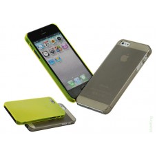 Чехол-накладка Ultra Thin 0.3 мм iPhone 5 Yellow