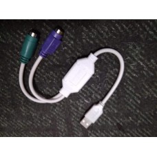 Переходник с мышей и клавиатур старых PS/2 - USB адаптер 2 в 1