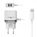 Зарядное устройство iPhone 5 6 7 8 Konfulon блок питания Lightning + 2 usb