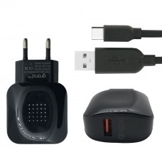 Зарядное устройство Grand GQ-C01 Quick Charge 3.0 + Type C кабель + СЗУ