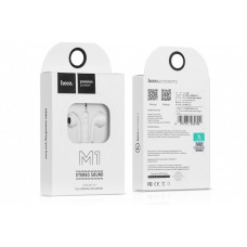 Наушники HOCO M1 для Apple original пластиковые амбюшуры белые