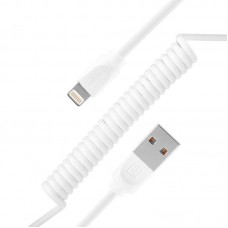 Шнур провод пружина Remax Radiance Pro Spring RC-117i iPhone 7 White