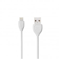 USB кабель лайтнинг Remax Lesu RC-050i для iPhone 5 6 7 8 X White 1m