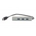Переходник PowerPlant USB 3.0 3 порта + Gigabit Ethernet