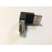 Переходник штекер USB A - гнездо USB A угловой