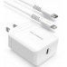 Зарядное быстрое Hoco C71a 18W PD rapid charger с кабелем lightning - type-С