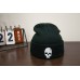 Шапка Skull Белый Череп Черная