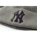 Шапка New York Yankees Серая с Черным Лого