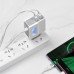 Зарядный адаптер Hoco C75 Imperious DC5V 2.4A EU штекер двойной USB выход