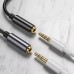 Кабель адаптер Baseus L54 Type-C - AUX 3.5 мм черный (CATL54-01)