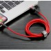 Кабель USB Baseus Cafule Lightning Cable 3M 2A Красный (CALKLF-R09)