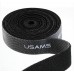 Органайзер для кабелей USAMS US-ZB060 Velcro 20 mm * 2 м ZB60ZD04 черный