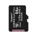 Карта памяти Kingston MicroSDXC 64GB UHS-I A1 (класс 10) без адаптера