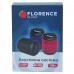 Колонка портативная Bluetooth 5.0 FLORENCE FL-0453 красная