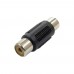 Переходник гнездо RCA - гнездо RCA пластмасса ZLA0316