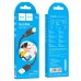 Кабель Lightning Hoco Lightning Cool silicone data cable X90 для айфон 5 6 7 8 11 12 1 метр черный
