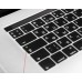 Защитная накладка на клавиатуру MacBook Pro Air 12" 13" 15" EU с русской раскладкой без тачбара
