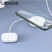Беспроводное зарядное устройство 3-в-1 для Apple USAMS CC96WH02 белое