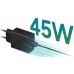 Зарядное устройство - комплект с кабелем Samsung 45W USB-C PD черное (TA845XBEGRU)