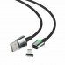 Кабель-переходник Baseus Magnetic USB Lightning CALXC-A01 1м черный
