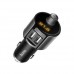 Зарядное устройство Hoco E19 Smart 2.4A with wireless FM transmitter Metal серое