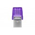 Флеш накопитель 2-в-1 Kingston MicroDuo 3C 64Gb USB 3.0 + Type-C металлический