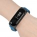 Ремешок Gasta Jeans Blue for Xiaomi Mi Band 3 and Mi Band 4 color Black