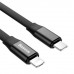 Кабель Baseus Nimble Micro to Lightning 0.23mm черный (CALMBJ-01)