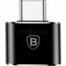Переходник Baseus Female USB to Type-C Male OTG Adapter Converter 2.4A CATOTG-01