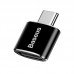 Переходник Baseus Female USB to Type-C Male OTG Adapter Converter 2.4A CATOTG-01