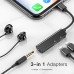 Переходник BASEUS L52 3-in-1 lightning to Dual Lightning + 3.5mm AUX