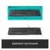Клавиатура проводная LOGITECH K120 украинская раскладка 920-002643 черная