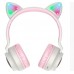 Наушники HOCO W27 CAT EAR Wireless headphones чисто розовые