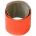 Светоотражающая лента - браслет фликер оранжевая
