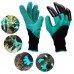 Садовые перчатки с когтями рукавицы для дачи Garden Gloves