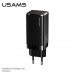 Зарядное 65W 5a USAMS GaN Mini US-CC110 USB + 2*Type-C мощное