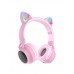 Наушники с ушками Hoco W27 Cheerful Cat Ear беспроводные подсветка 6931474718464