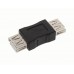 Переходник USB-А гнездо - USB-А гнездо соединитель адаптер мама мама