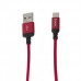 Кабель длина 2 метра Hoco X14 micro-USB быстрая зарядка красный