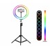 Кольцевая селфи-лампа RGB LED 26 см