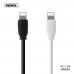 Кабель зарядне iPad iPhone Lightning Remax Fast Charging RC-134i 1 метр чорний
