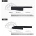 Антипригарный нож Xiaomi Huo Hou черный Heat Knife Set из стали