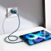 Зарядное устройство Baseus Super Si Quick Charger 1C 20W с кабелем Type-C - Lightning 1m