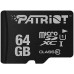 Карта памяти Patriot microSDXC LX Series 64GB Class 10 PSF64GMDC10 Без адаптера